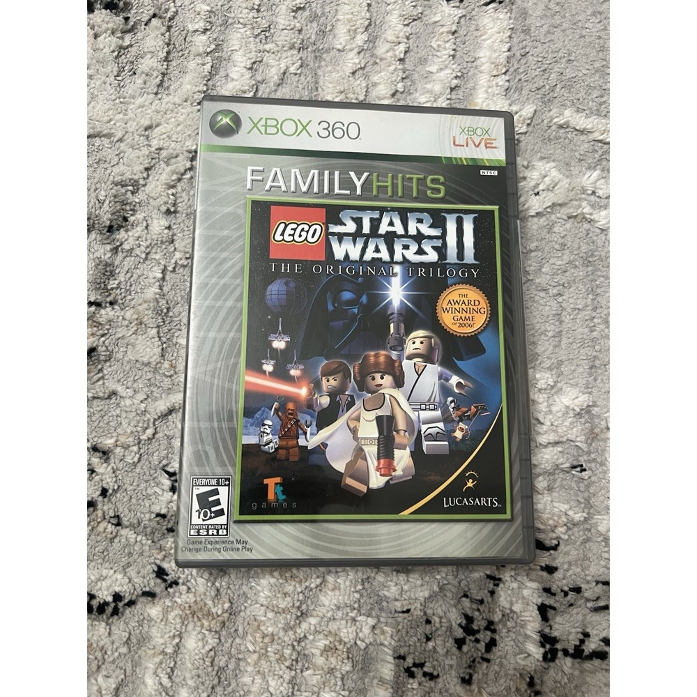 LEGO Star Wars II: The Original Trilogy Microsoft Xbox 360 Tested Working